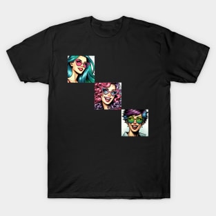 Volti di Donna 23 | Female faces 23 T-Shirt